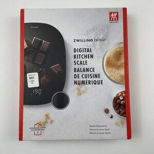 ZWILLING Enfinigy Digital Kitchen Scale USB C Rechargeable Max Weight 22lbs